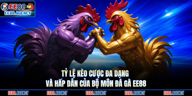 Tỷ lệ kèo cược đa dạng và hấp dẫn của bộ môn đá gà EE88